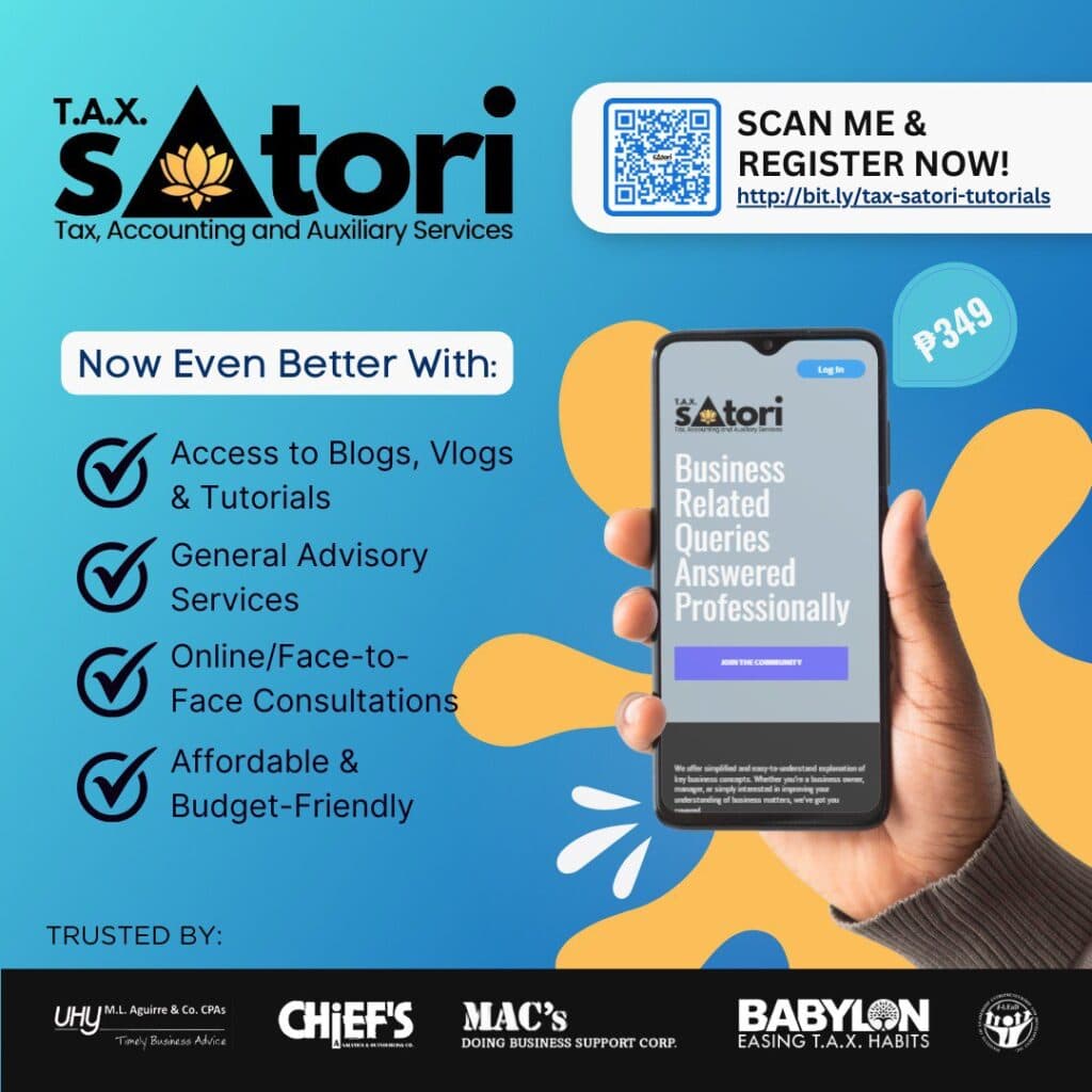 T.A.X. Satori enrollment poster